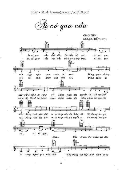 Ai có qua cầu - Giao Tiên