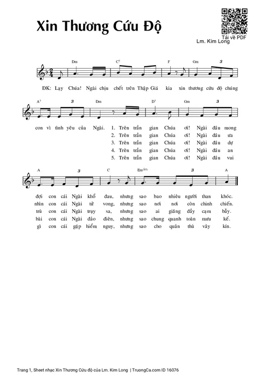 Xin Thương Cứu độ