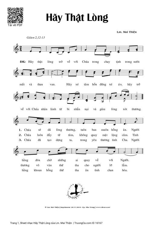 Hãy Thật Lòng - Lm. Mai Thiện