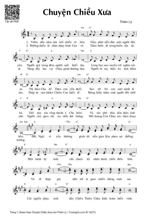 Chuyện Chiều Xưa