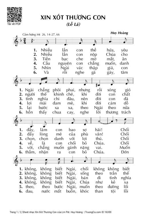 Xin Xót Thương Con
