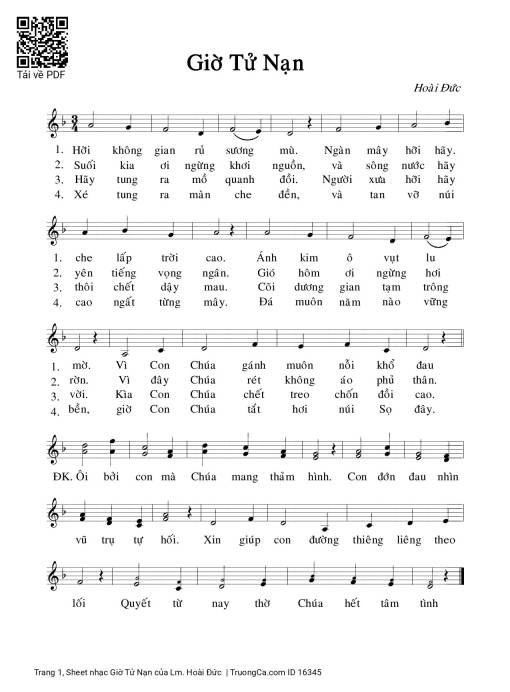 Giờ Tử Nạn - Lm. Hoài Đức