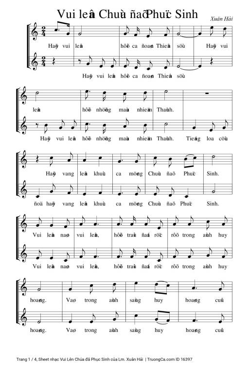 Vui Lên Chúa đã Phục Sinh