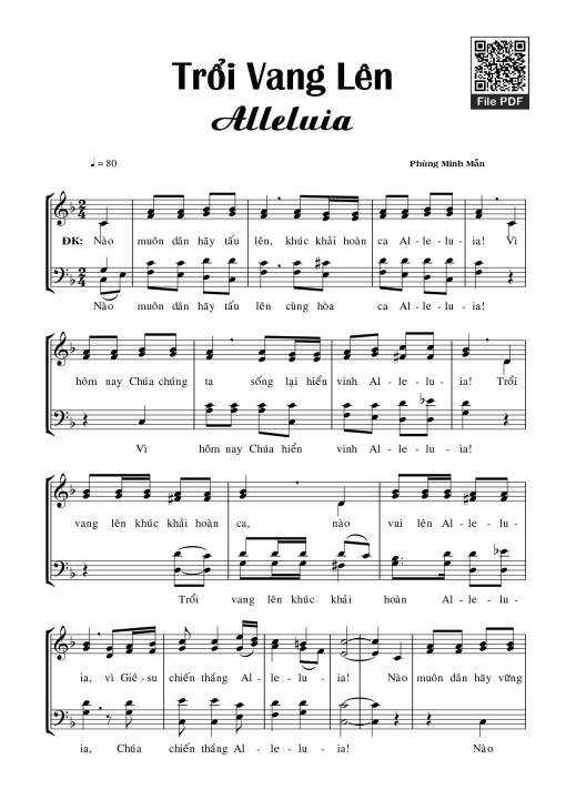 Trổi Vang Lên Alleluia
