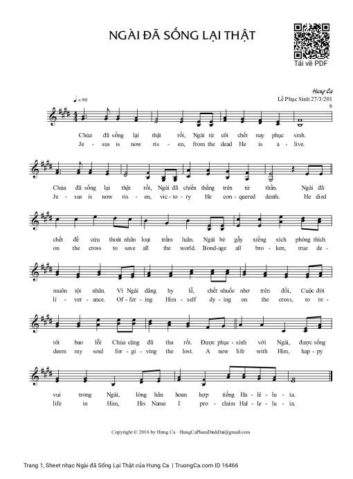 Ngài đã Sống Lại Thật