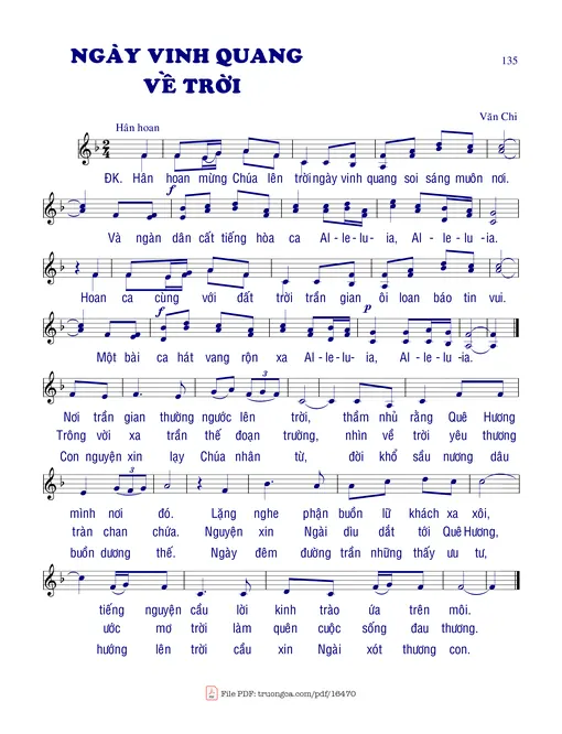 Ngày Vinh Quang Về Trời