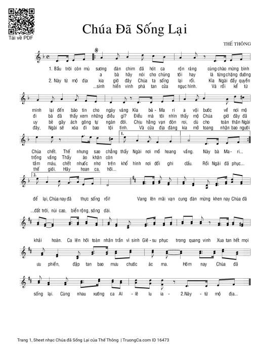 Chúa đã Sống Lại