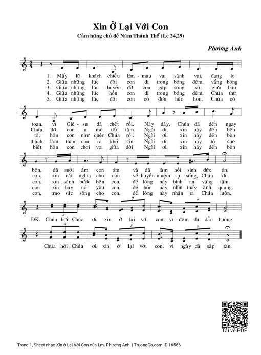 Xin ở Lại Với Con