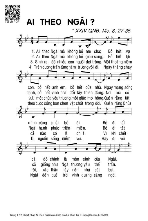 Ai Theo Ngài (cn24tnb)