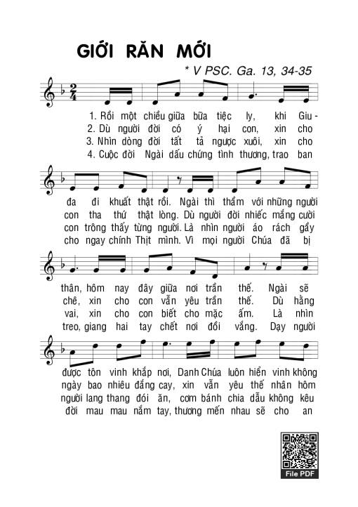 Giới Răn Mới - La Thập Tự