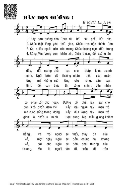 Hãy Dọn đường (cn2mvc)