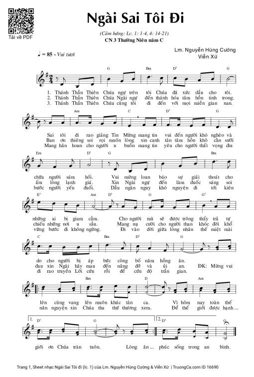 Ngài Sai Tôi đi (lc. 1)