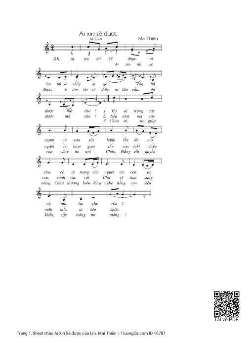 Ai Xin Sẽ được