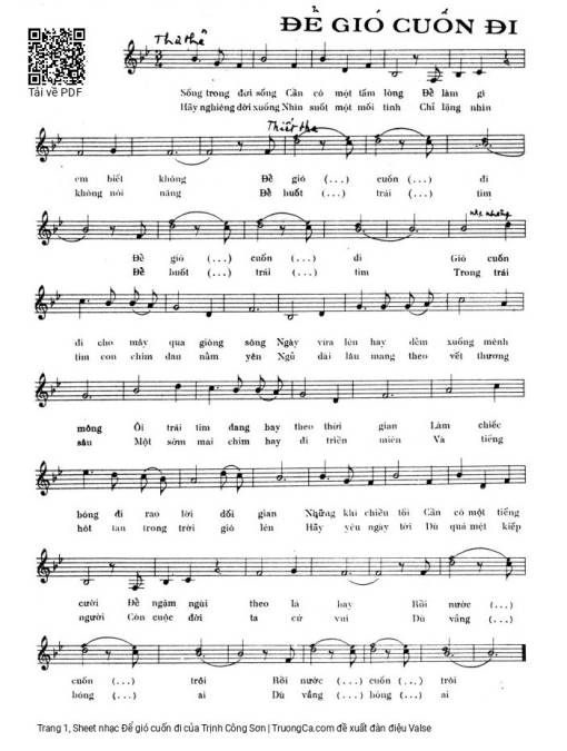 Để gió cuốn đi