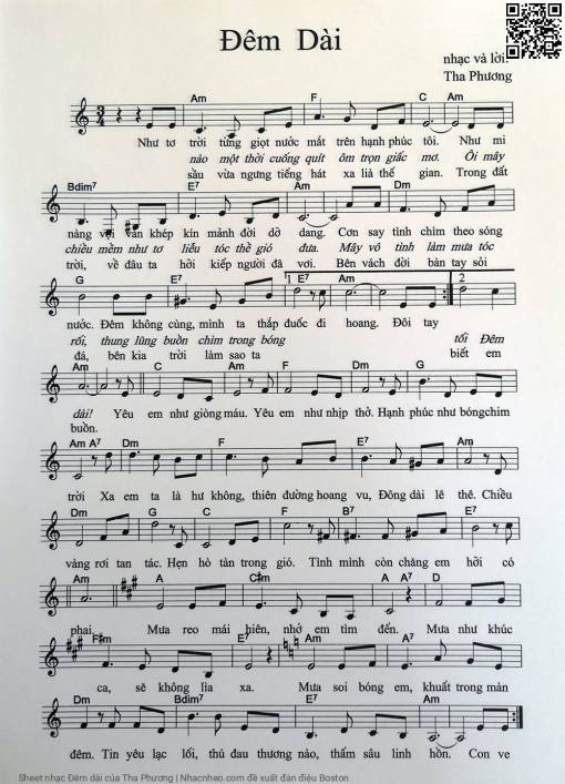 Đêm dài - Tha Phương