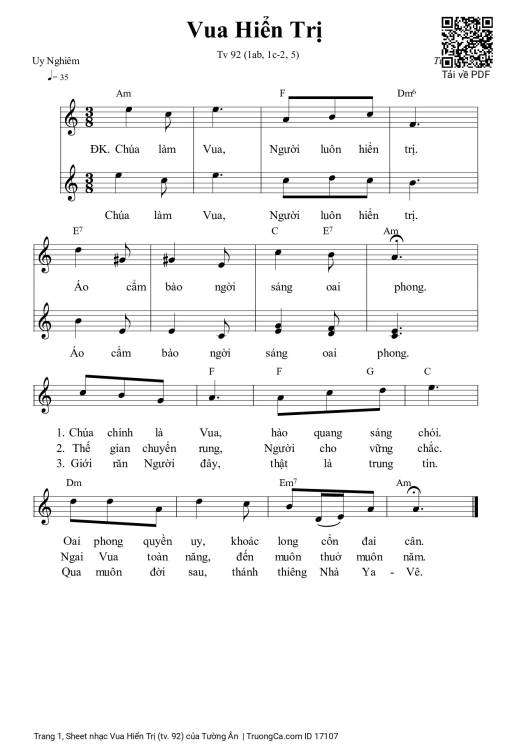 Vua Hiển Trị (tv. 92)