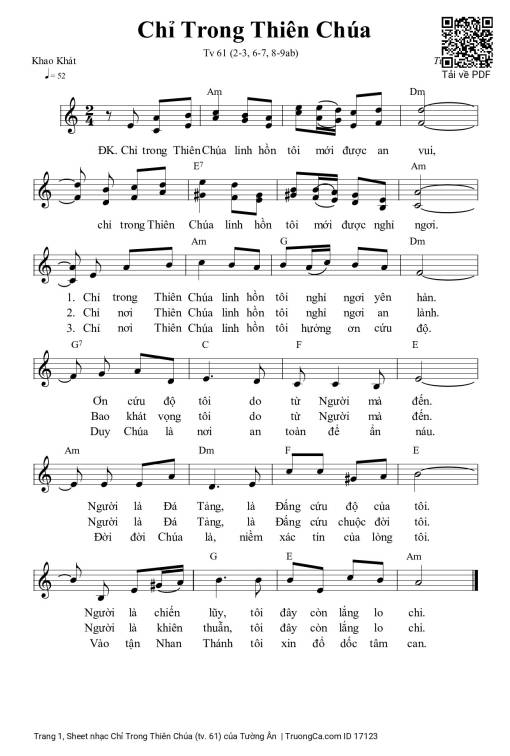 Chỉ Trong Thiên Chúa (tv. 61)