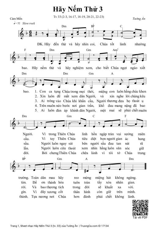 Hãy Nếm Thử 3 (tv. 33)