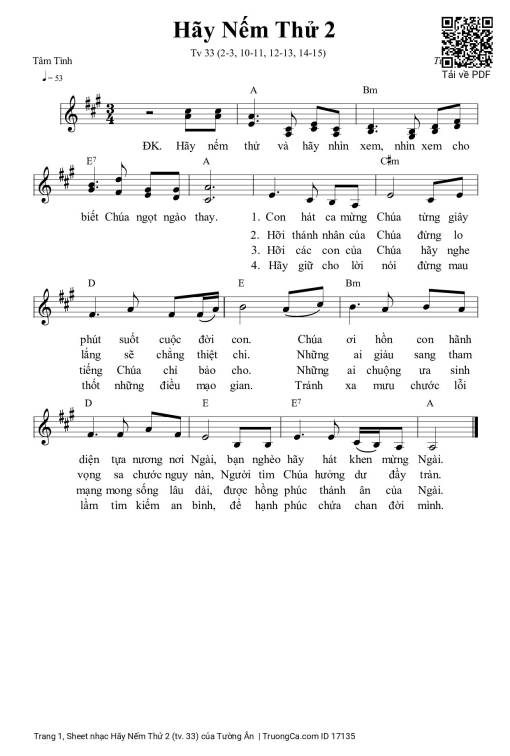 Hãy Nếm Thử 2 (tv. 33)