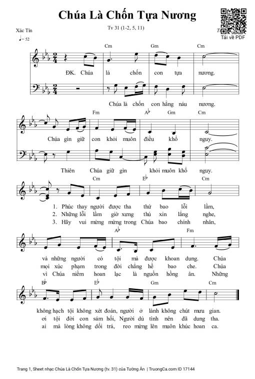 Chúa Là Chốn Tựa Nương (tv. 31)