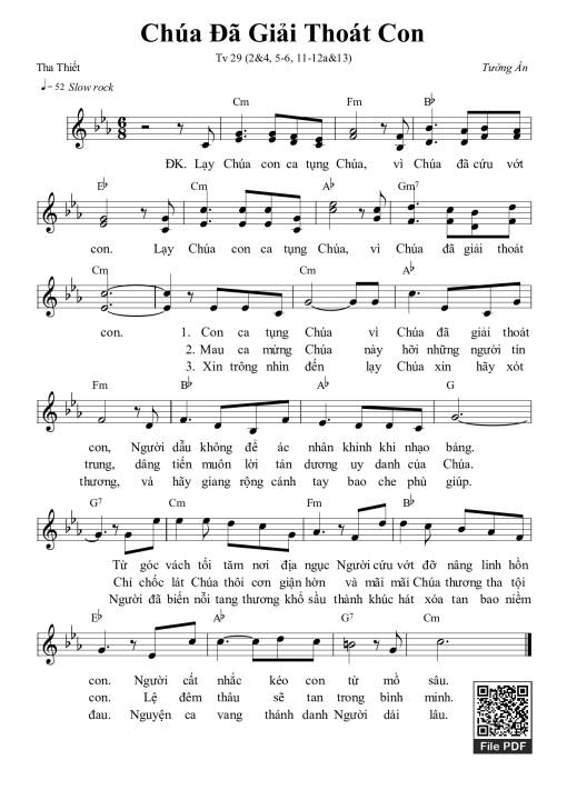 Chúa đã Giải Thoát Con (tv. 29)