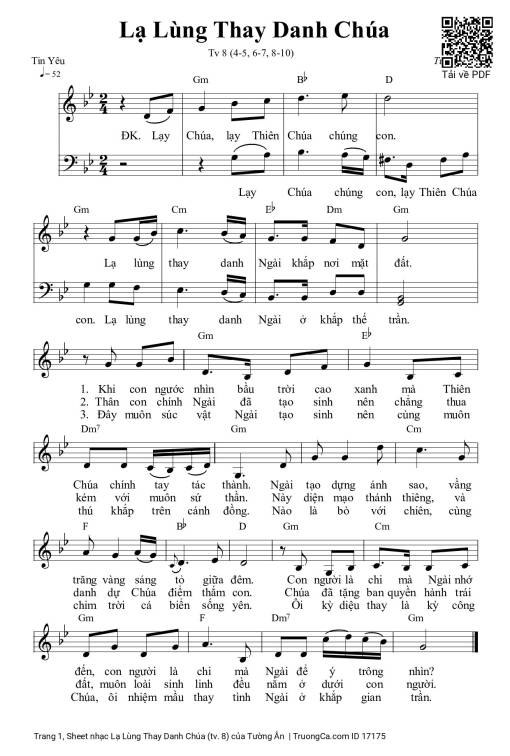 Lạ Lùng Thay Danh Chúa (tv. 8)