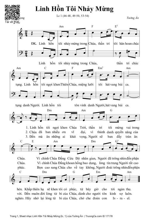 Linh Hồn Tôi Nhảy Mừng (lc. 1)