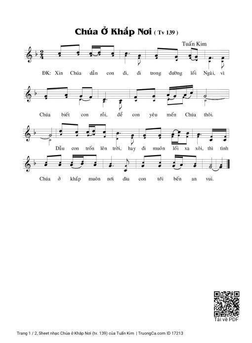 Chúa ở Khắp Nơi (tv. 139)