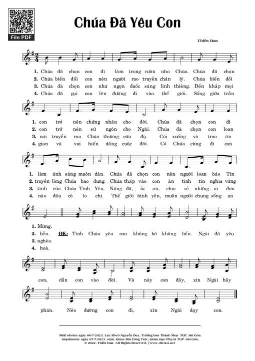 Chúa đã Yêu Con - Thiên Đan