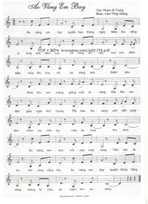 Áo vàng em bay - Lâm Thùy Giang