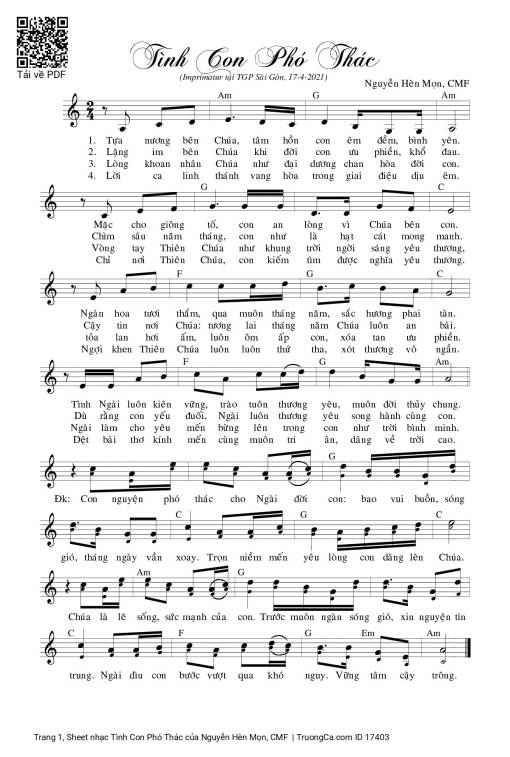 Tình Con Phó Thác