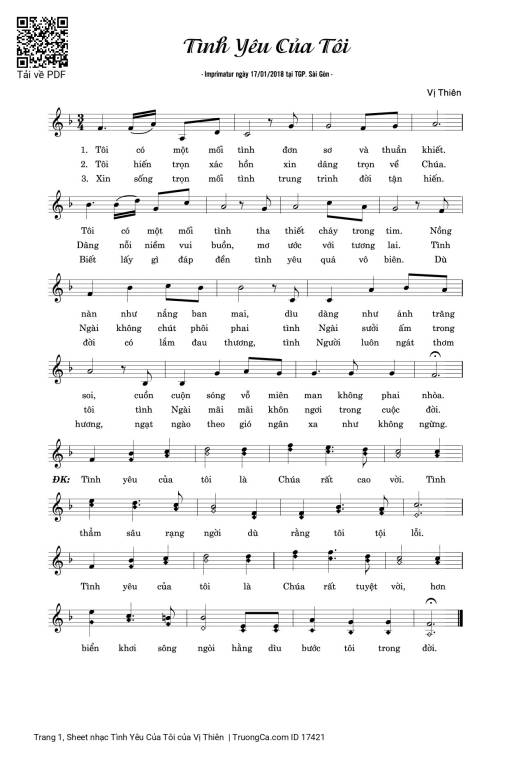 Tình Yêu Của Tôi