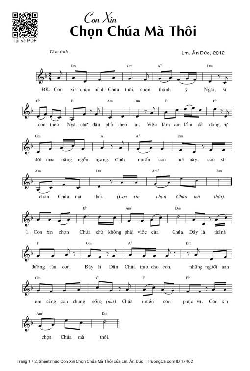 Con Xin Chọn Chúa Mà Thôi