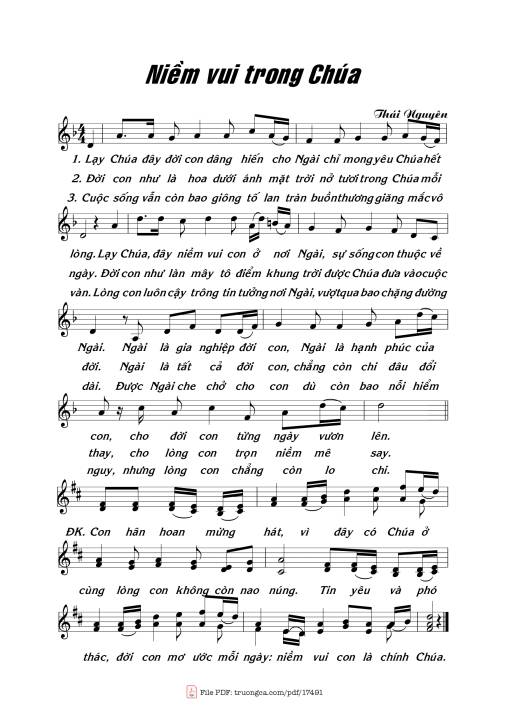 Niềm Vui Trong Chúa