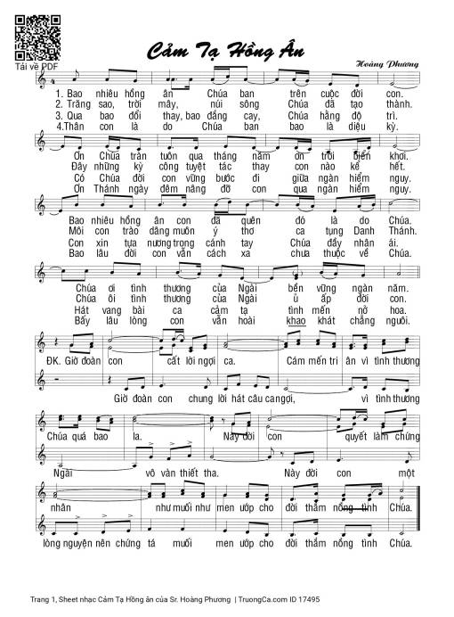 Cảm Tạ Hồng ân