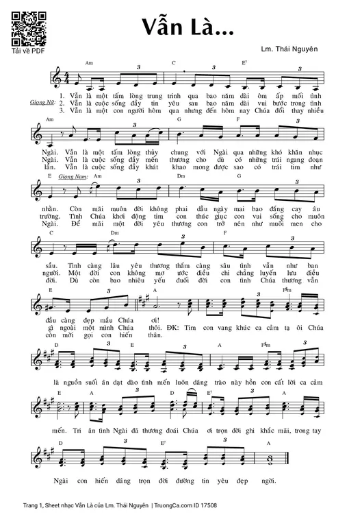 Vẫn Là - Lm. Thái Nguyên