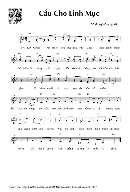 Cầu Cho Linh Mục