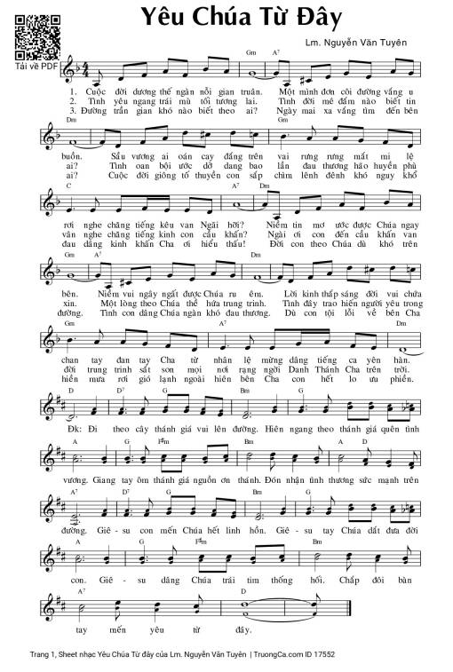 Yêu Chúa Từ đây