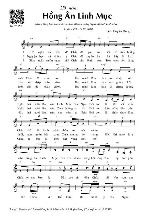 25 Năm Hồng ân Linh Mục