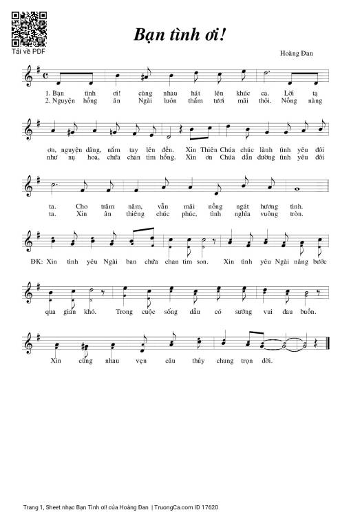 Bạn Tình ơi! - Hoàng Đan