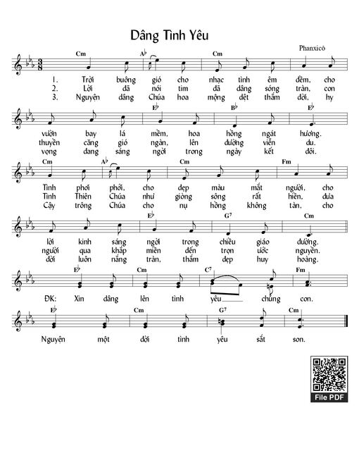 Dâng Tình Yêu - Phanxicô