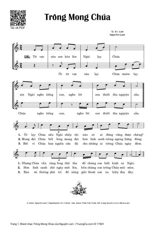 Trông Mong Chúa - Nguyên Lam