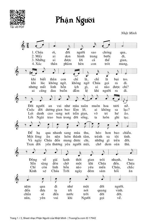 Phận Người - Nhật Minh