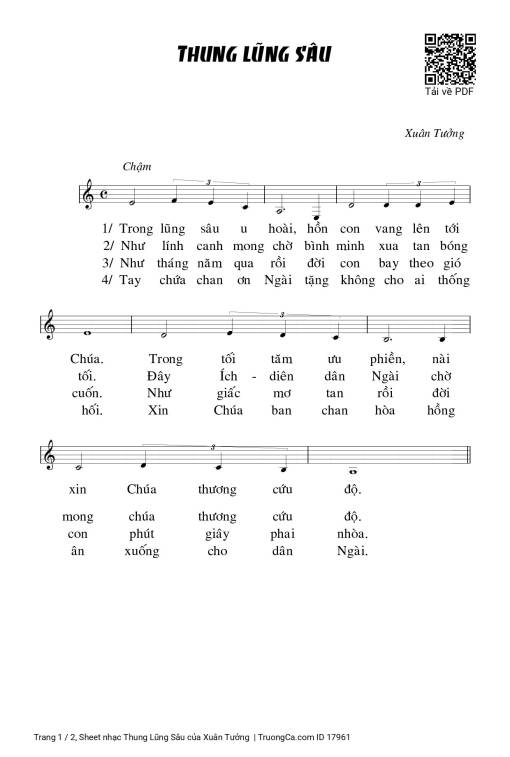 Thung Lũng Sâu - Xuân Tưởng