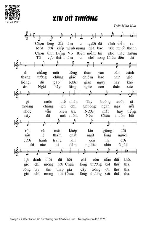 Xin Dủ Thương - Trần Minh Hứa