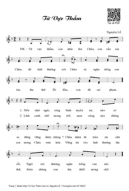 Từ Vực Thẳm - Lm. Nguyên Lễ