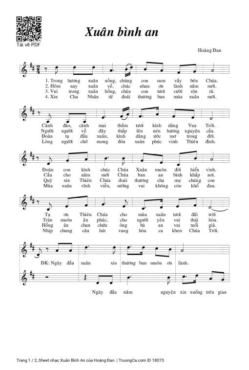 Xuân Bình An - Hoàng Đan