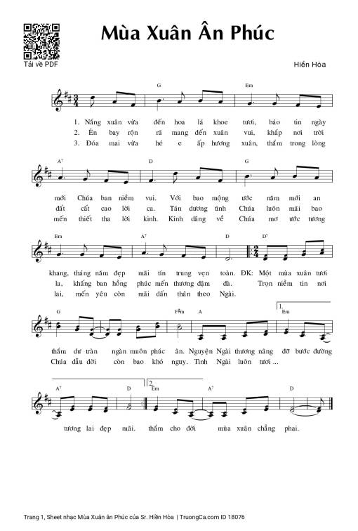 Mùa Xuân ân Phúc