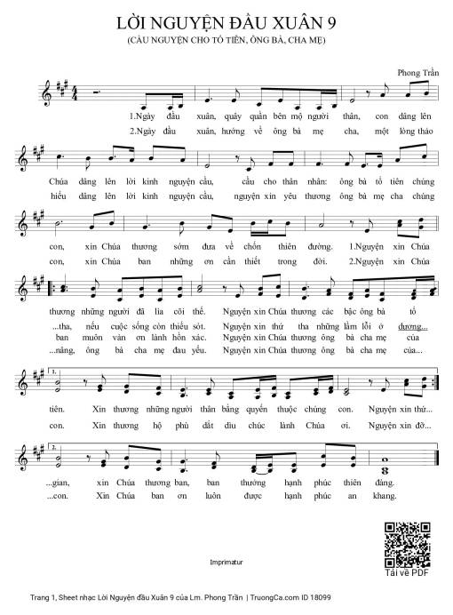 Lời Nguyện đầu Xuân 9