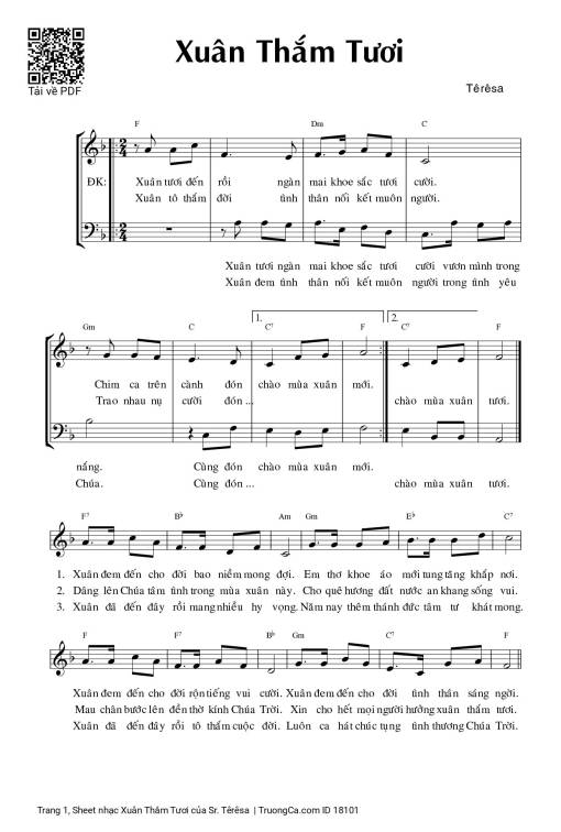 Xuân Thắm Tươi - Sr. Têrêsa